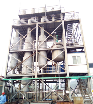 Triple effect evaporation